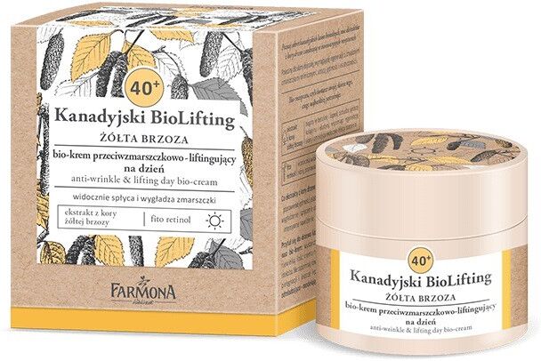 Farmona Canadian Biolifting 40+ Yellow Birch Anti-Wrinkle Day Cream 50 ml P&auml;iv&auml;voide