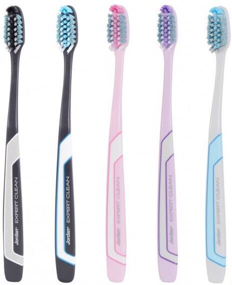 Jordan Expert Clean CleanTech Toothbrush Medium Assorted 1 kpl Hammasharja