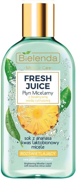 Bielenda Fresh Juice Brightening Micellar Liquid Pineapple 500 ml Kasvojen puhdistusaine