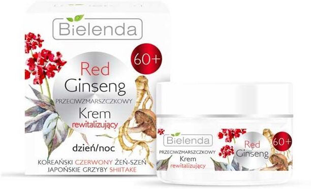 Bielenda Red Ginseng Anti-Wrinkle Moisturizer 60+ 50 ml 50 ml Anti-aging