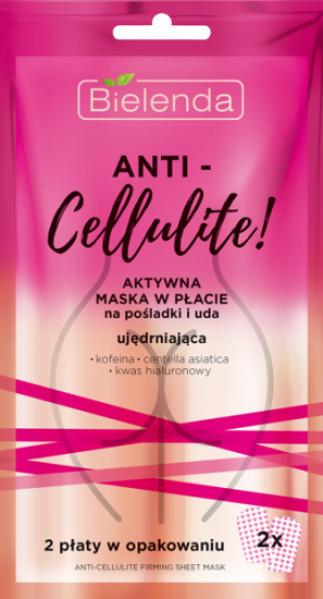 Bielenda Anti-Cellulite Firming Mask For Buttocks &amp; Thighs 2 kpl Selluliitti