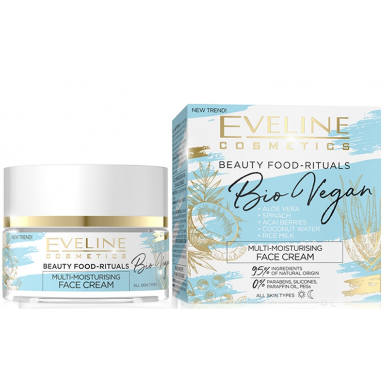 Eveline Bio Vegan Multi-Moisturising Face Cream 50 ml Kasvovoide