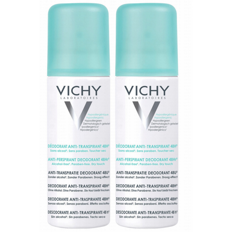 Vichy 48h Antiperspirant Deospray Duo 2 x 125 ml Deodorantti