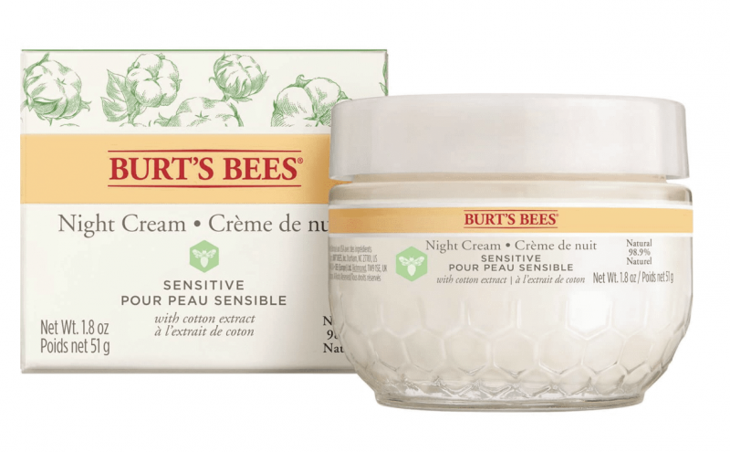 Burt&#039;s Bees Night Cream Sensitive 51 g Y&ouml;voide