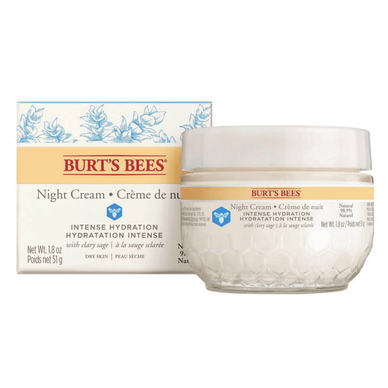 Burt&#039;s Bees Intense Hydration Night Creme Dry Skin 51 g Y&ouml;voide