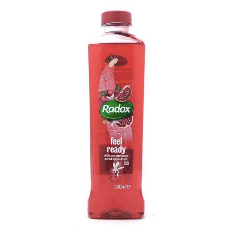 Radox Feel Ready Pomegranate &amp; Apple Bath Soak 500 ml Body Wash