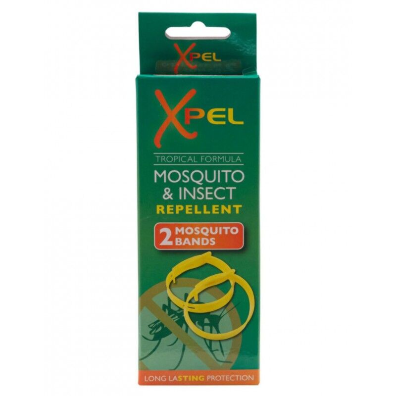 Xpel Mosquito &amp; Insect Tropical Formula Repellent Bands 2 kpl Hyttyskarkote