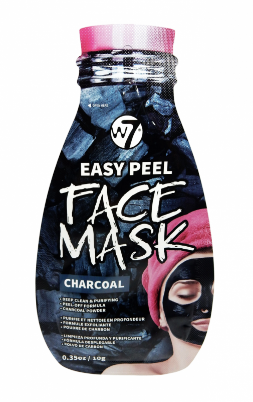 W7 Charcoal Peel-Off Face Mask 10 g Kasvonaamio