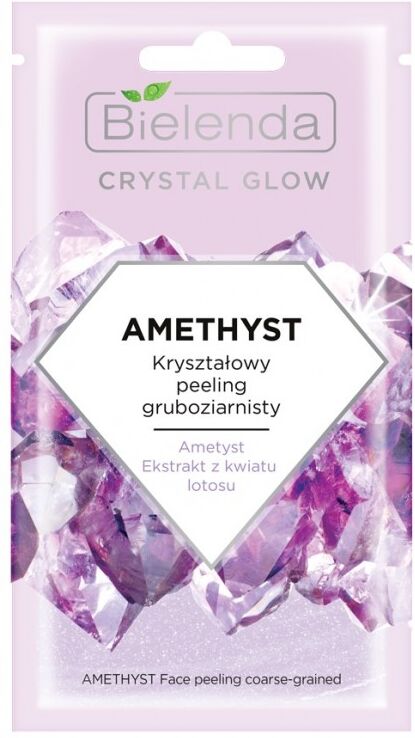 Bielenda Crystal Glow Amethyst Crystal Face Peeling 8 g Kasvokuorinta