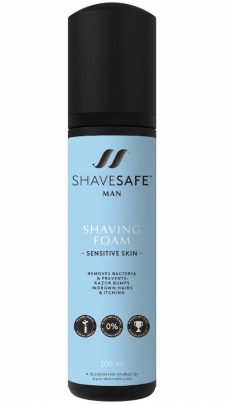 ShaveSafe Man Shaving Foam Sensitive Skin 200 ml Shaving Foam