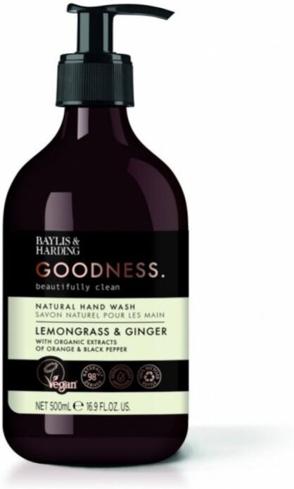 Baylis &amp; Harding Goodness Lemongrass &amp; Ginger Hand Wash 500 ml K&auml;sisaippua