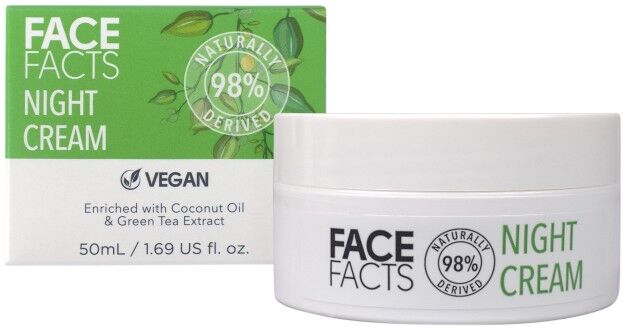 Face Facts 98% Natural Night Cream 50 ml Y&ouml;voide