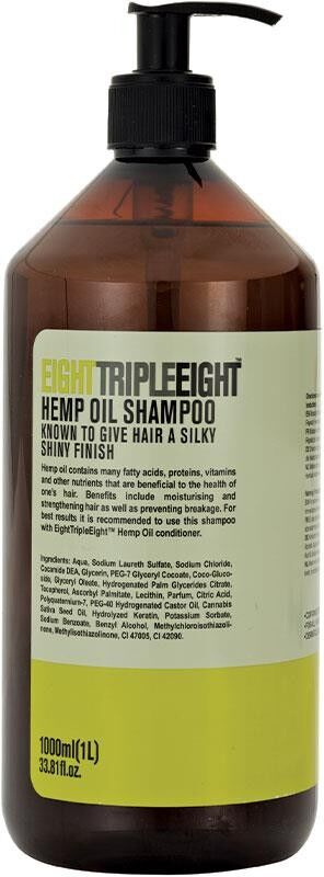 Triple Eight Hemp Oil Shampoo 1000 ml Shampoo