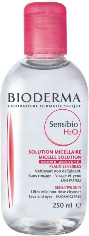 Bioderma Sensibio H2O Micelle Solution For Sensitive Skin 250 ml Kasvojen puhdistusaine