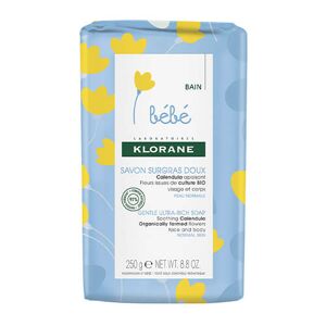 Savon Surgras Doux Calendula Bebe Klorane 250g