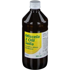 Sella Miscela 3 Oli Lassativo Oleoso Lubrificante, 500ml