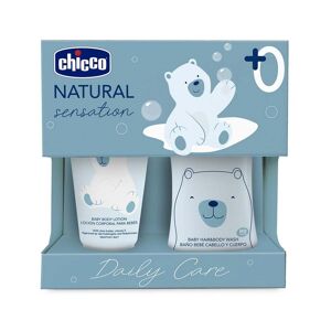 Chicco Natural Sensation - Baby Set Bagnoshampoo 200ml + Crema Corpo 150ml