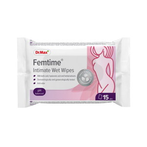 Dr.Max Femtime Intimate Wet Wipes 15 Pezzi