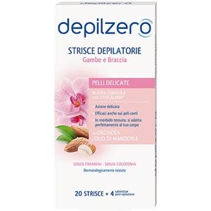 DEPILZERO Gambe E Braccia 20 Strisce