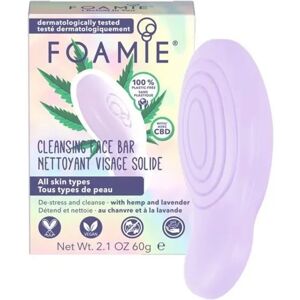 Foamie Sapone Solido Per Il Viso Per Tutti I Tipi Di Pelle I Beleaf In You Con Olio Di Canapa E Lavanda 60 gr