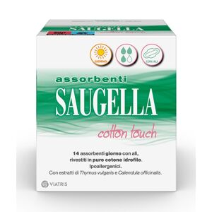 Meda pharma spa SAUGELLA COTTON TOUCH ASSORBENTI GIORNO 14 PEZZI