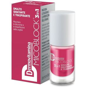 Dermovitamina Micoblock 3in1 Smalto Idratante Traspirante Rosa Geranio 5ml