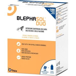 Laboratoires Thea Blephasol Duo Soluzione Micellare Palpebre 100ml + 100 Garze