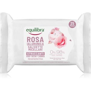 Equilibra Rosa Ialuronica Salviette Micellari Struccanti 25 Pezzi