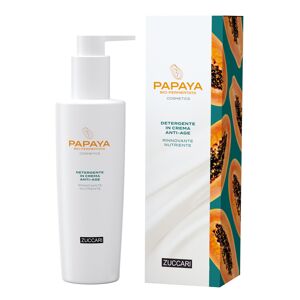 Zuccari Papaya Cosmetics Detergente Crema Anti-age Rinnovante Nutriente 200ml