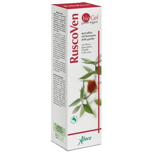 Aboca Spa Societa' Agricola Aboca - RuscoVen BioGel 100 ml - Gel Gambe Pesanti con Rusco, Ippocastano, Centella e Vite Rossa