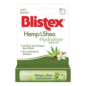 Consulteam Srl Blistex Hemp And Shea Hydration 4,25g - Balsamo Labbra Idratante Menta e Vaniglia