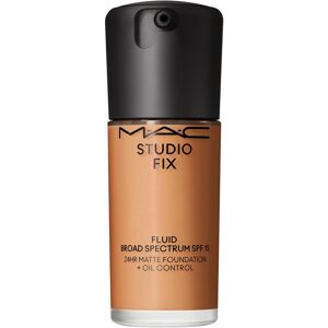 MAC Studio Fix Fluid Spf 15 Fondotina Soft-matte, Effetto Seconda Pelle, Coprenza Naturale Fino A 24 Ore 30 ML