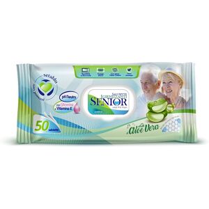 SETA BLU SALVIETTINE SENIOR ALOE 50PZ