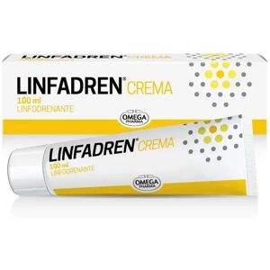 OMEGA PHARMA Linfadren Crema Linfodrenante Per Edemi Venosi 100 ml