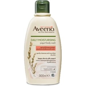 Aveeno Bagno Doccia Yogurt Albicocca & Miele 300 Ml