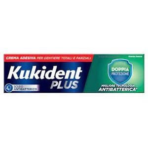 Kukident Procter&Gamble Kukident Plus Doppia Protezione Crema Adesiva 40 Gr