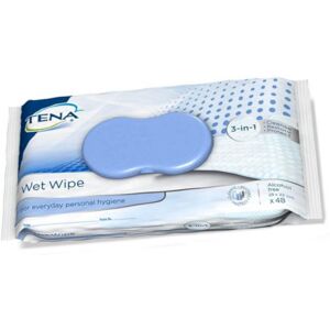 Tena Wet Wipe 48 Salviette