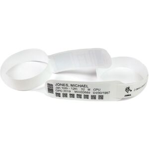 Zebra ZIPRD3015155 cinturino da polso Bianco Braccialetti ospedale [ZIPRD3015155]