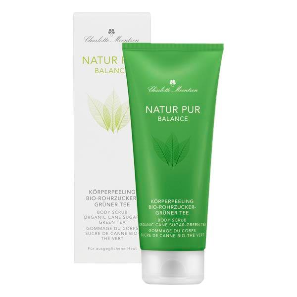 charlotte meentzen natur pur balance scrub corpo zucchero di canna biologico tè verde 200 ml