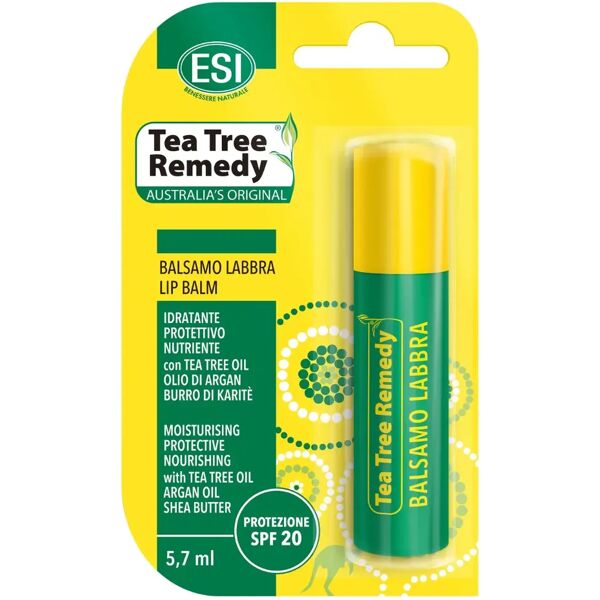 esi tea tree remedy protezione spf 20 balsamo labbra 5,7 ml