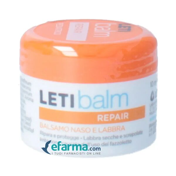 letibalm leti balm pediatrico balsamo idratante naso e labbra secche vasetto 10 ml