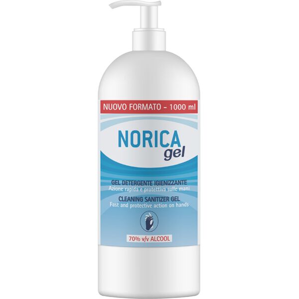 polifarma benessere srl norica gel detergente igienizzante 70% alcool 1000 ml