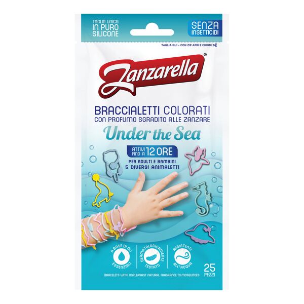 coswell spa zanzarella braccialetti under the sea 25 pezzi