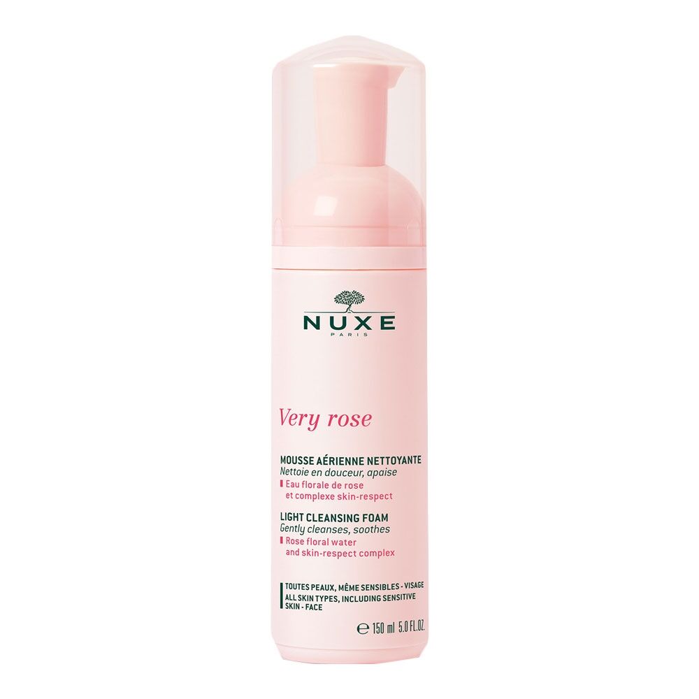 Nuxe Very Rose - Mousse Leggera Detergente Viso, 150ml