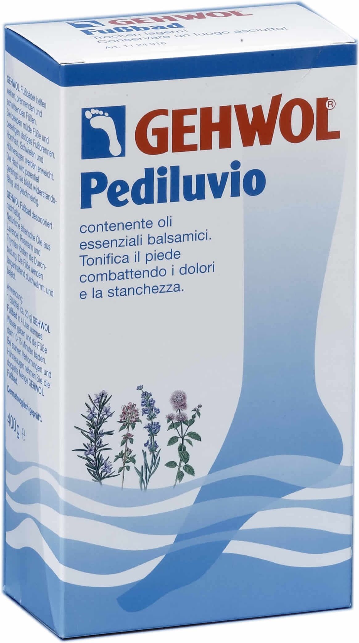 Dual Sanitaly Spa Soc.Benefit Pediluvio Polvere 400g Gehwol