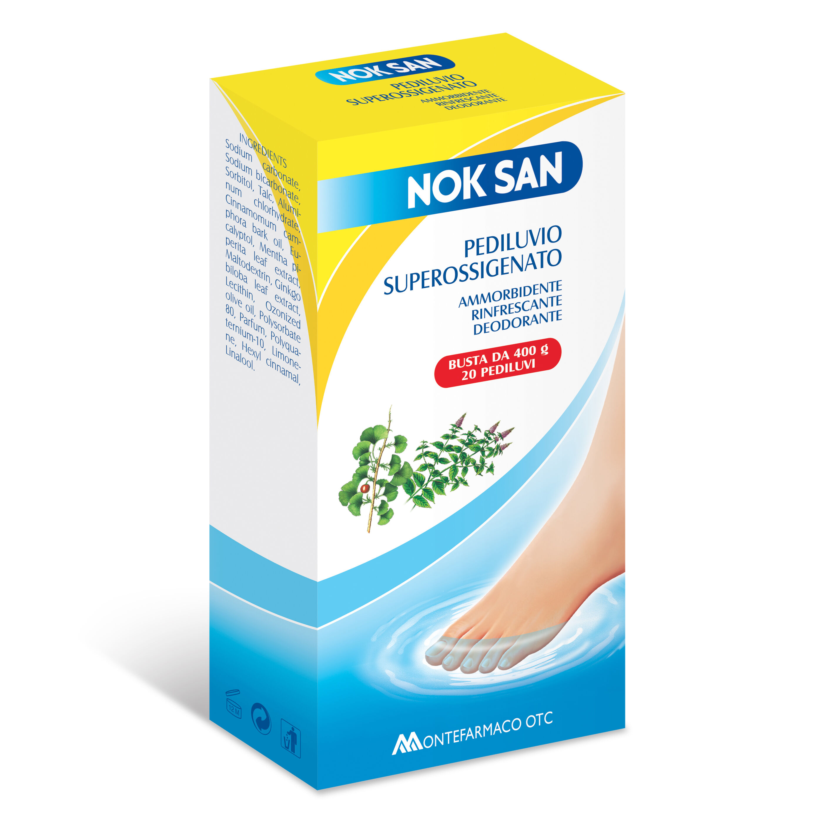 Montefarmaco Otc Spa Nok San Pediluvio Superossigenato Busta 400g