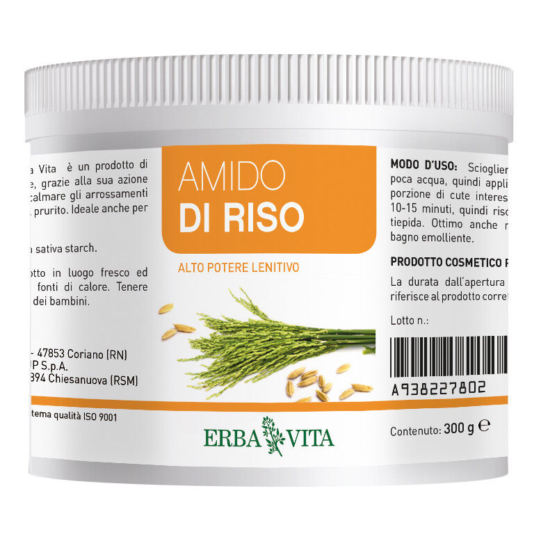 Erba Vita Amido Riso Barattolo 300g Erbavita