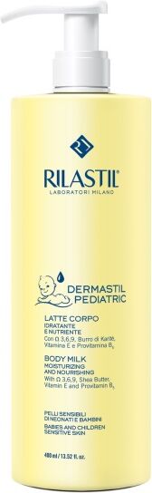 Rilastil Dermastil Pediatric Latte Idratante Viso e Corpo 400 ml