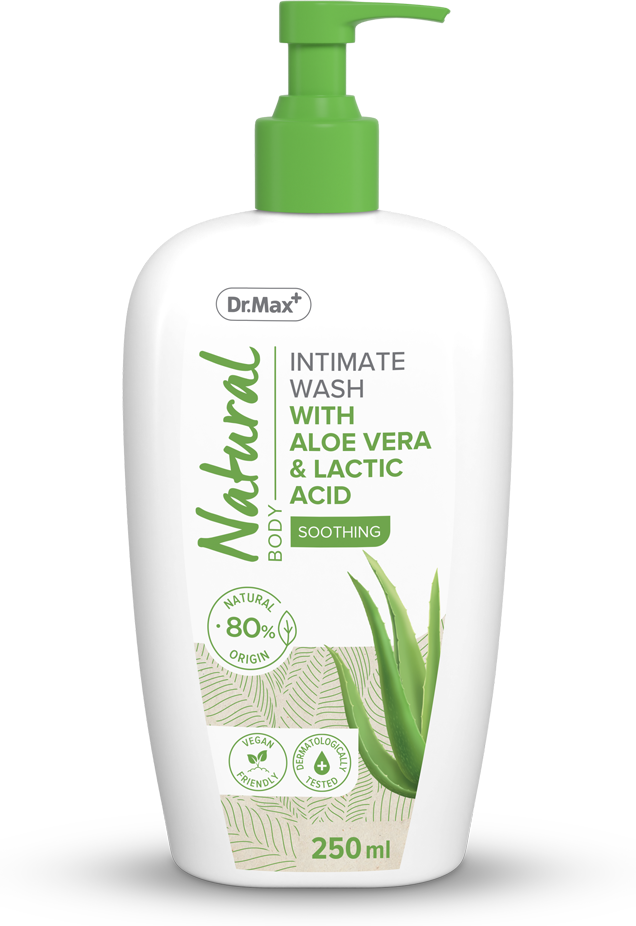 Dr.Max Natural Intimate Wash with Aloe Vera and Lactid Acid 250 ml