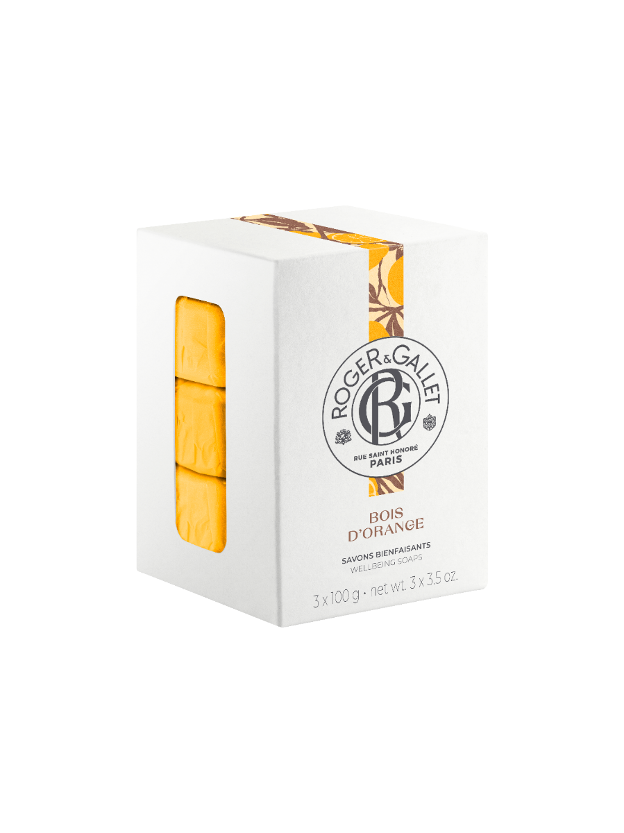 Roger & Gallet R&G Bois D'Orange Box Saponetta 3 Pezzi 100 g